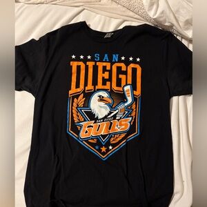 San Diego Gulls hockey Black T-Shirt